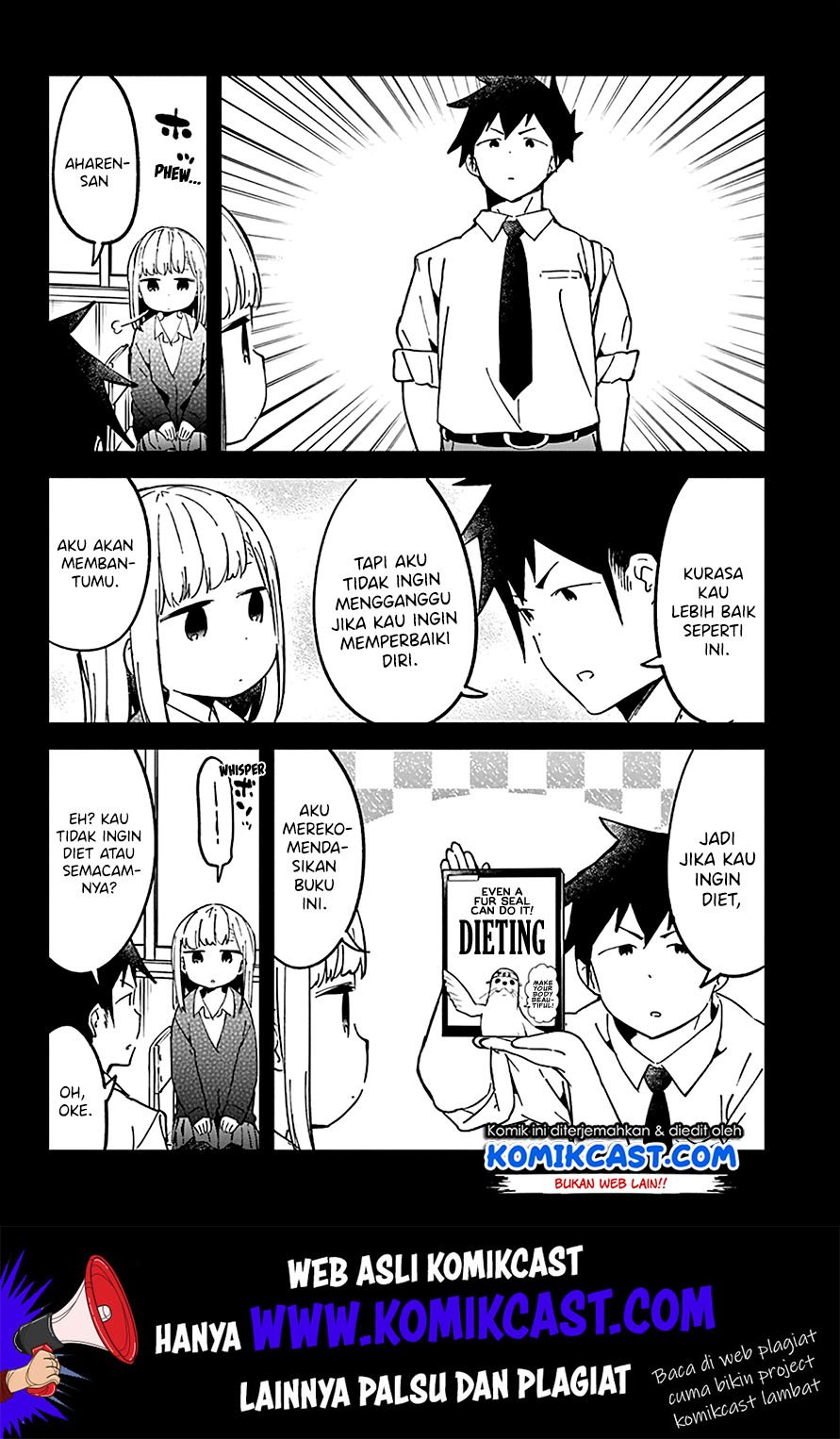 Aharen-san wa Hakarenai Chapter 34