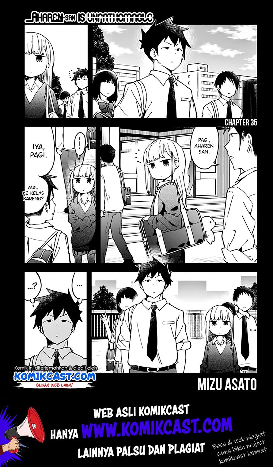 Aharen-san wa Hakarenai Chapter 35