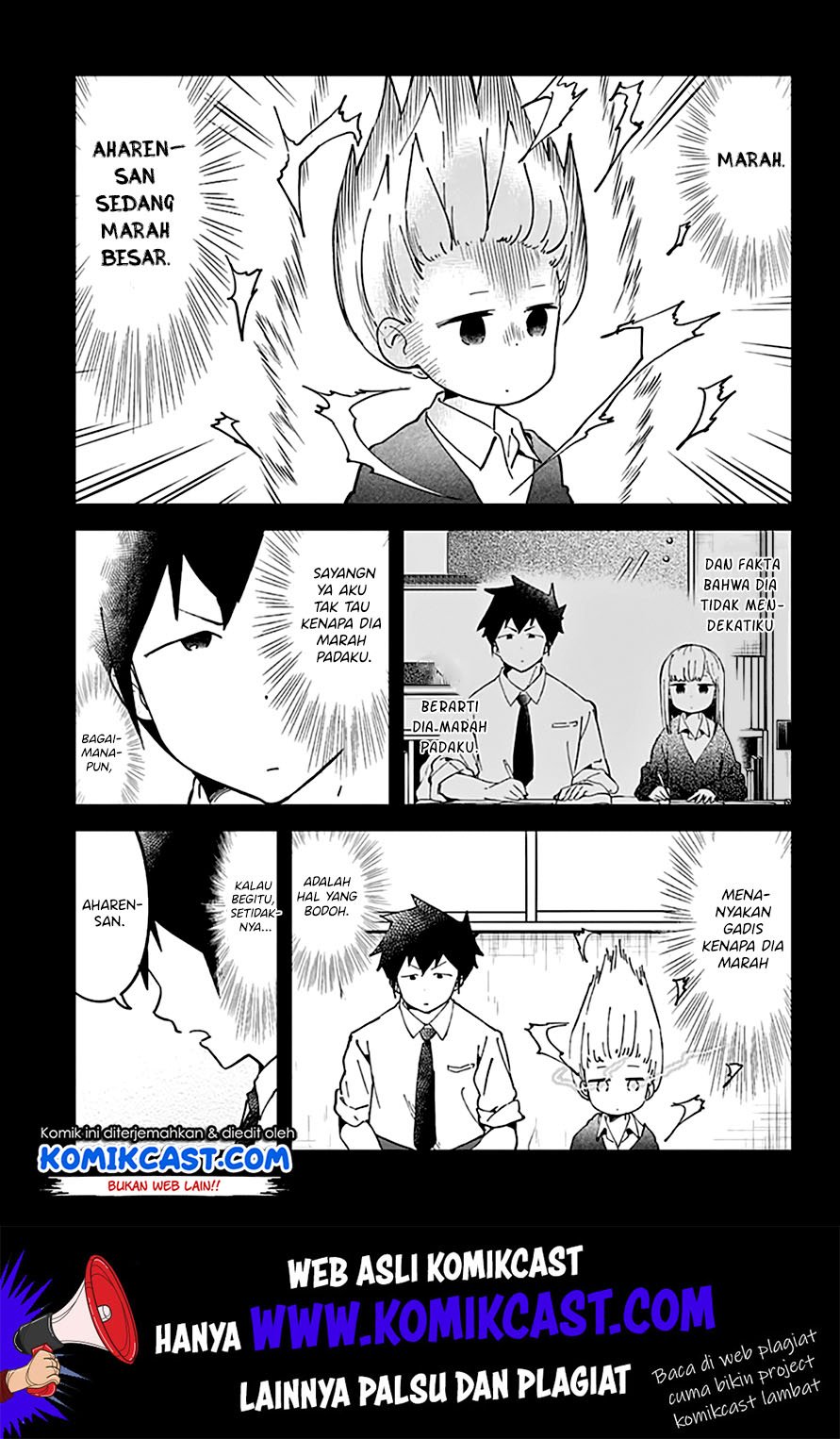 Aharen-san wa Hakarenai Chapter 35