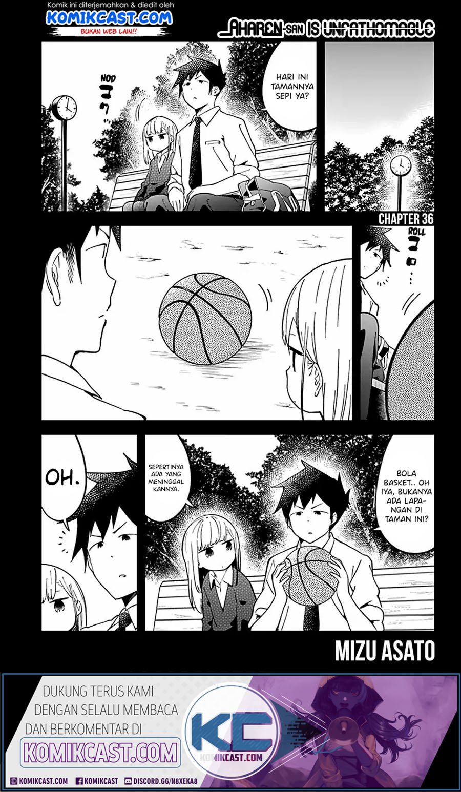 Aharen-san wa Hakarenai Chapter 36