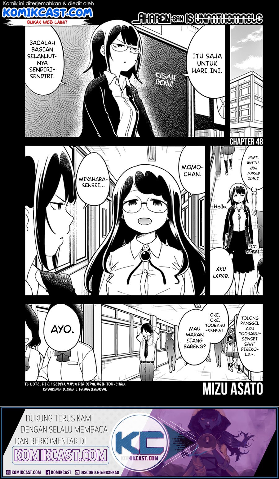 Aharen-san wa Hakarenai Chapter 48