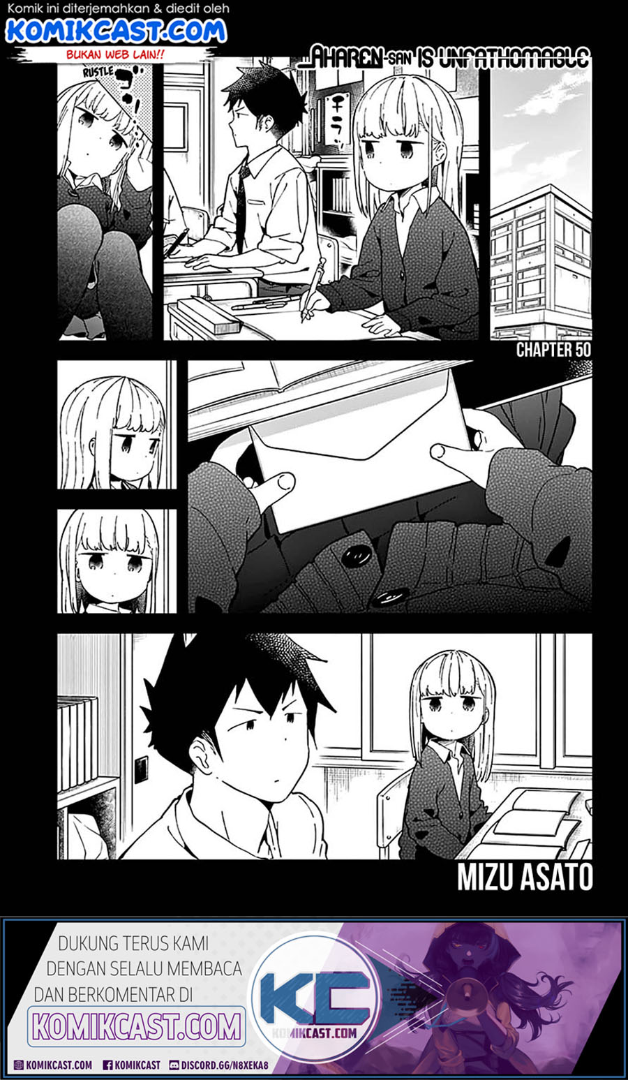 Aharen-san wa Hakarenai Chapter 50