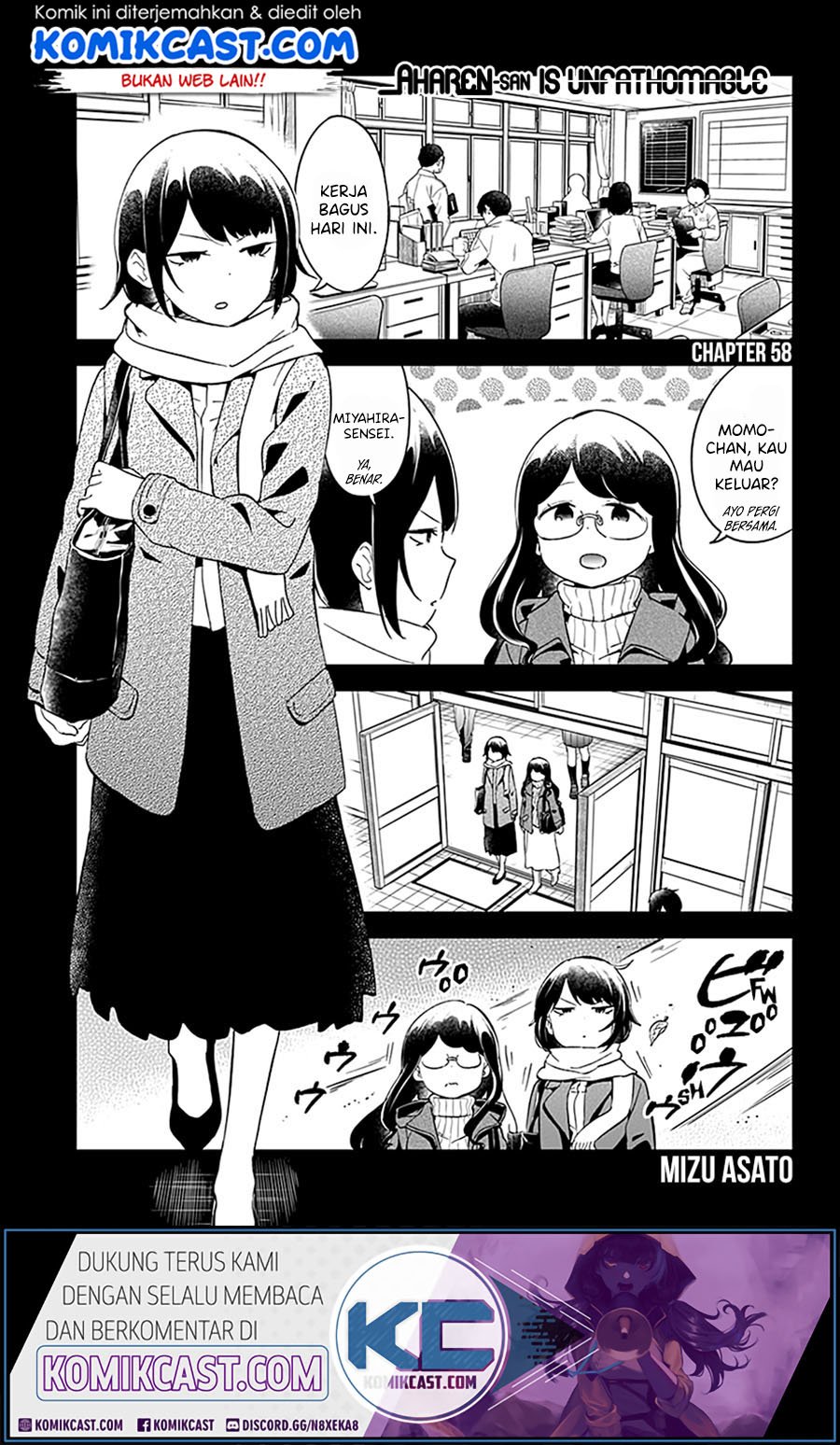 Aharen-san wa Hakarenai Chapter 58