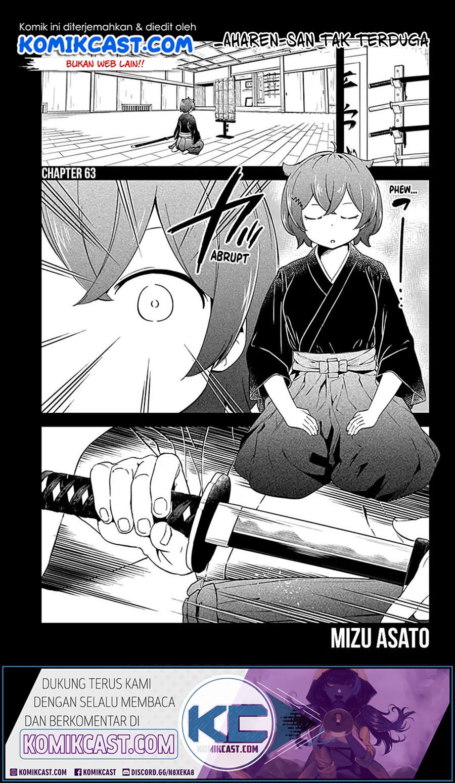 Aharen-san wa Hakarenai Chapter 63