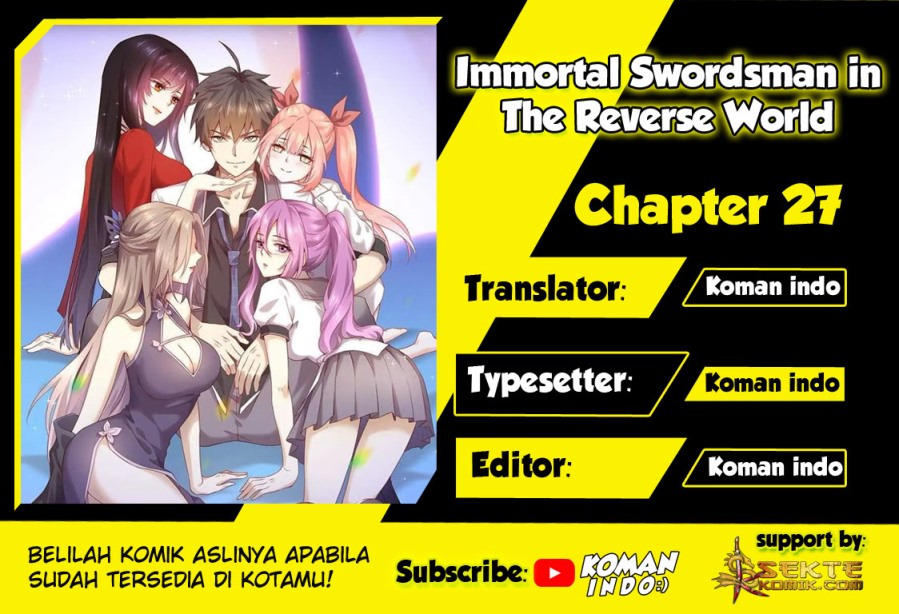 Immortal Swordsman In The Reverse World Chapter 27