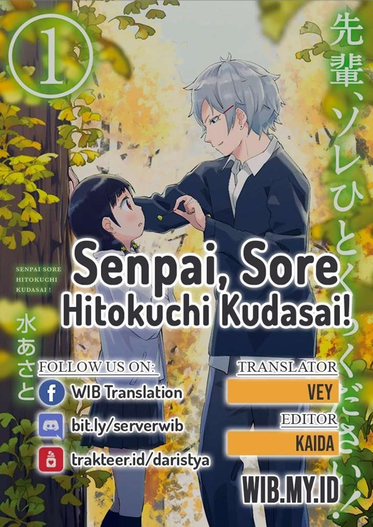 Senpai, Sore Hitokuchi Kudasai! Chapter 28