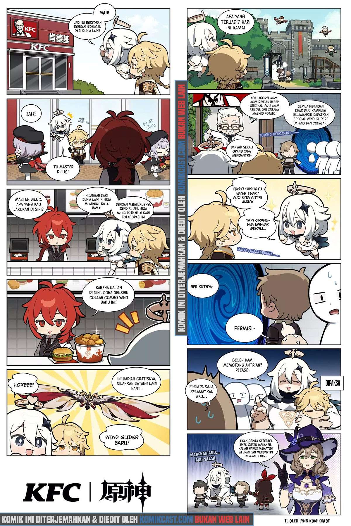 Genshin Impact 4-koma Chapter 16.5