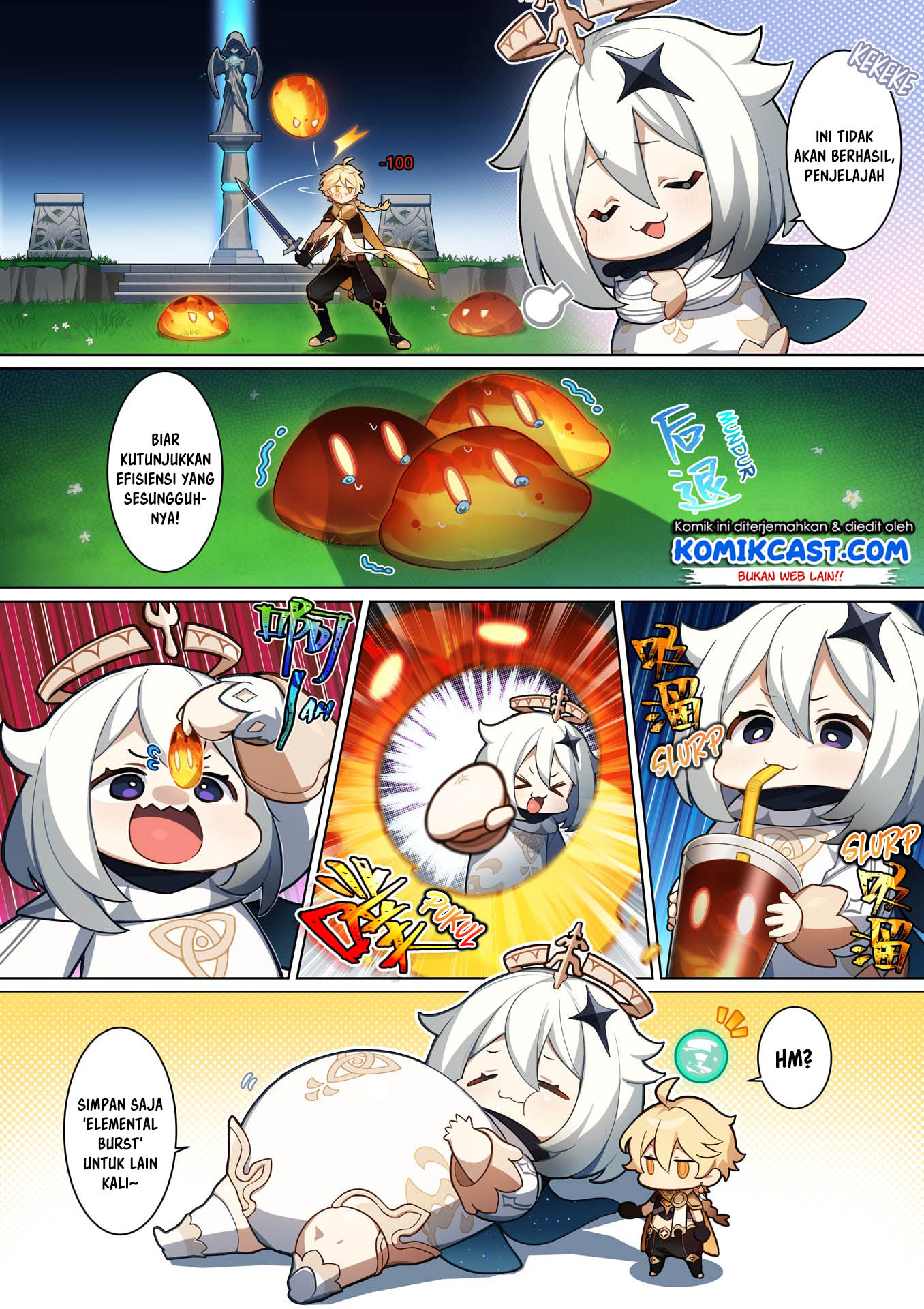 Genshin Impact 4-koma Chapter 3