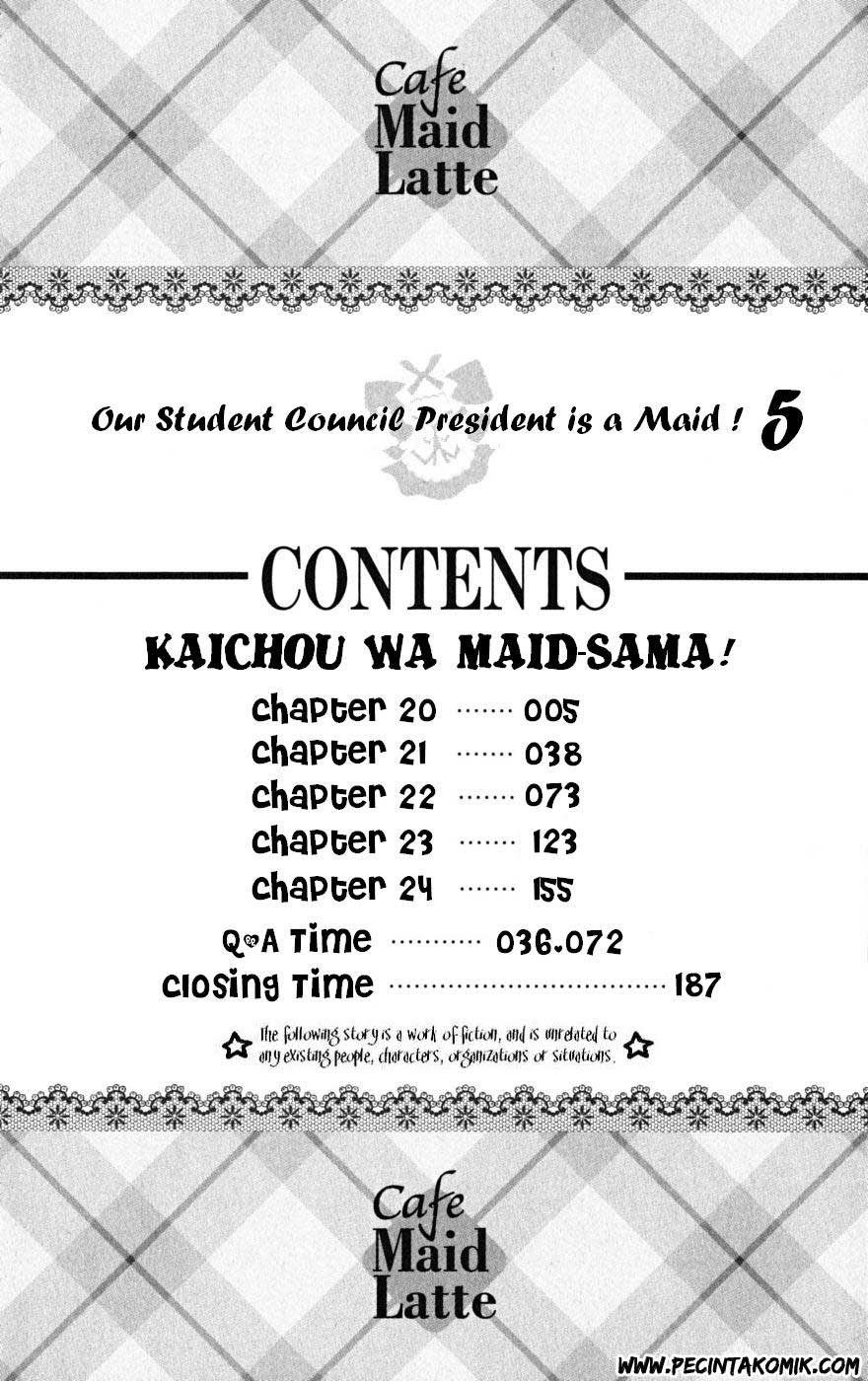 Kaichou wa Maid-sama! Chapter 20