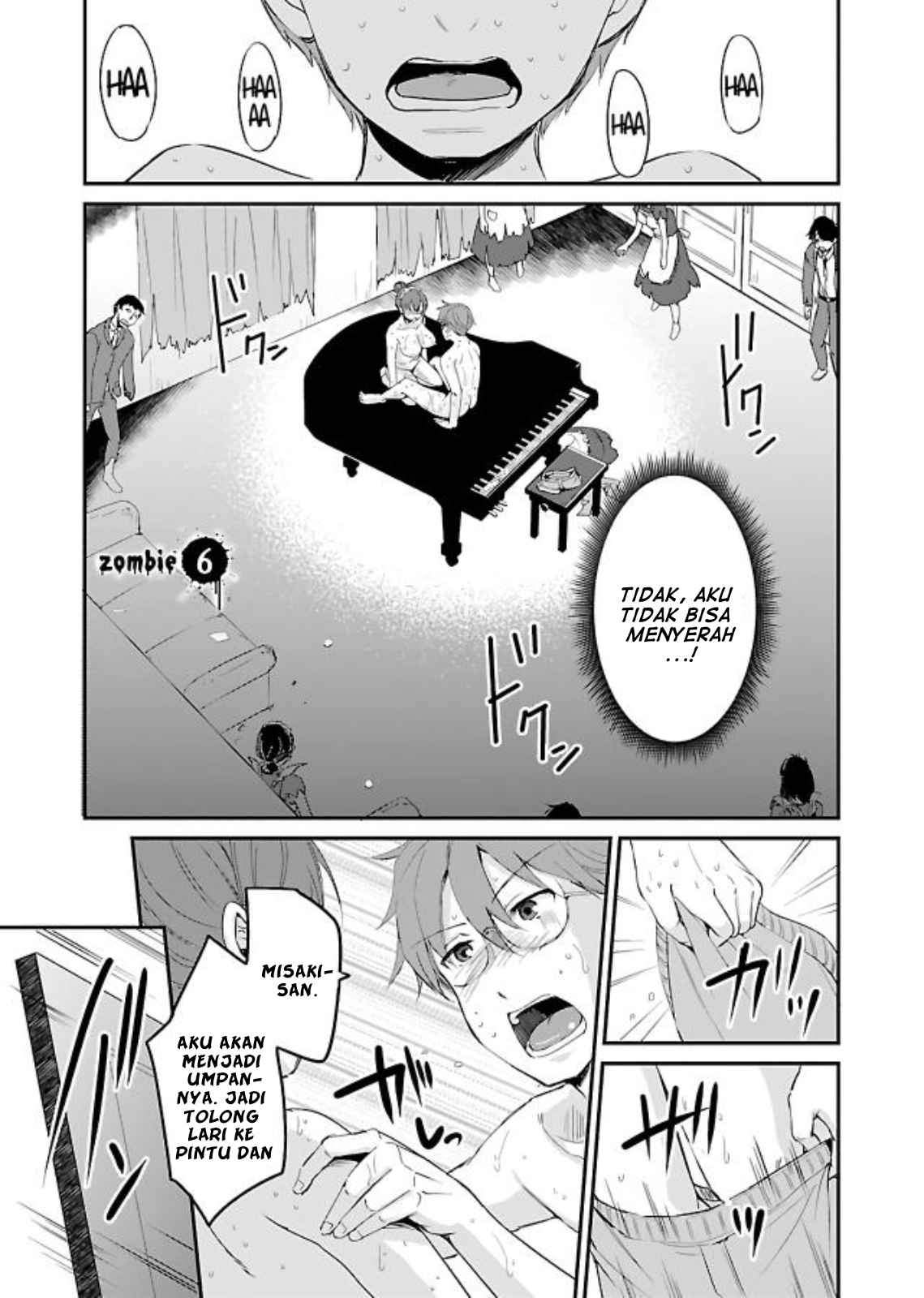 Zombie darake no Kono Sekai de wa Sex shinai to Ikinokorenai Chapter 6