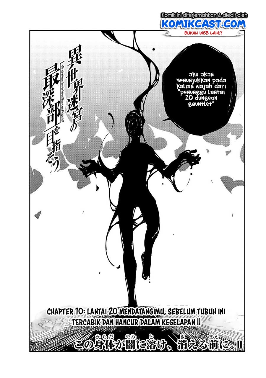 Isekai Meikyuu no Saishinbu o Mezasou Chapter 10