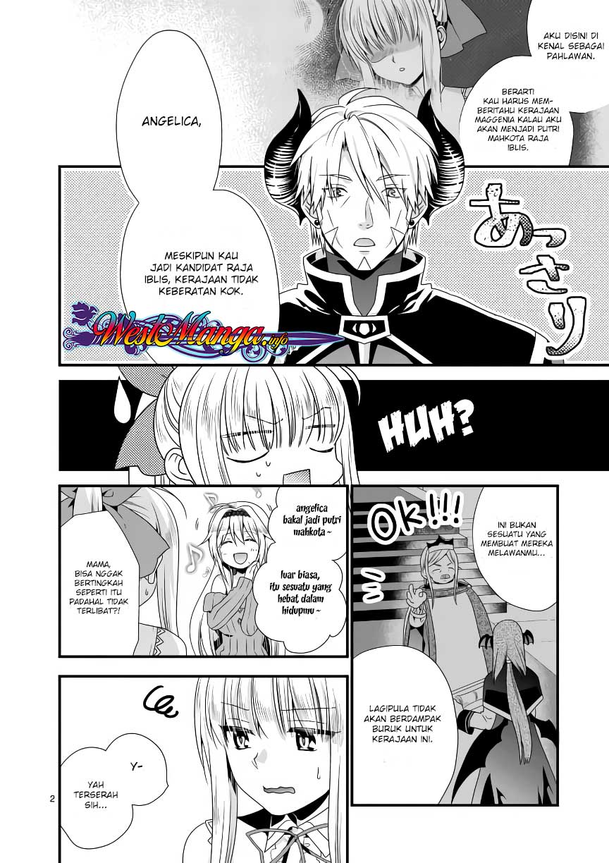 Maou Desu. Onna Yuusha no Hahaoya to Saikon Shita no de, Onna Yuusha ga Giri no Musume ni Narimashita. Chapter 16