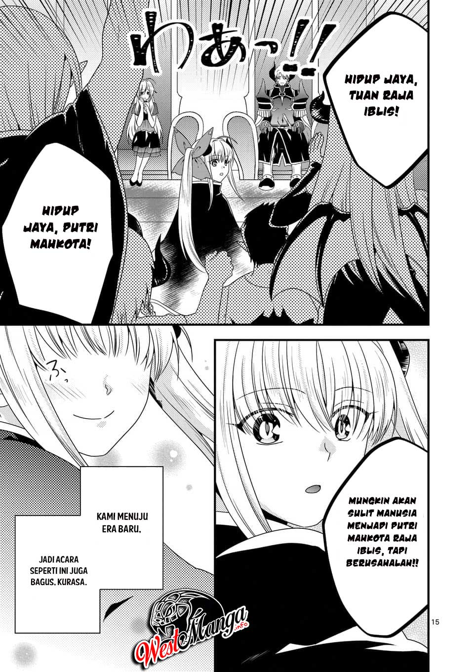 Maou Desu. Onna Yuusha no Hahaoya to Saikon Shita no de, Onna Yuusha ga Giri no Musume ni Narimashita. Chapter 18