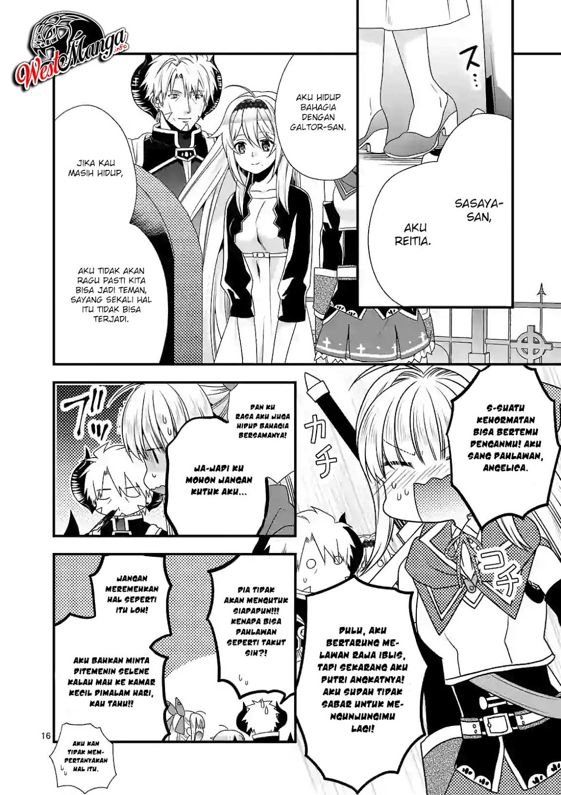 Maou Desu. Onna Yuusha no Hahaoya to Saikon Shita no de, Onna Yuusha ga Giri no Musume ni Narimashita. Chapter 25