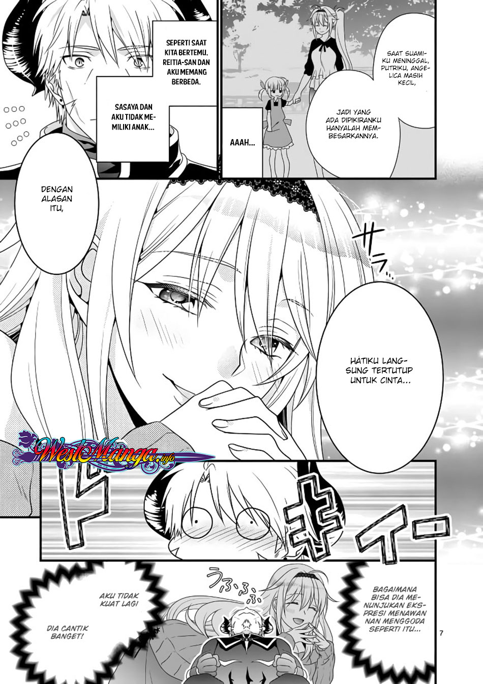 Maou Desu. Onna Yuusha no Hahaoya to Saikon Shita no de, Onna Yuusha ga Giri no Musume ni Narimashita. Chapter 3