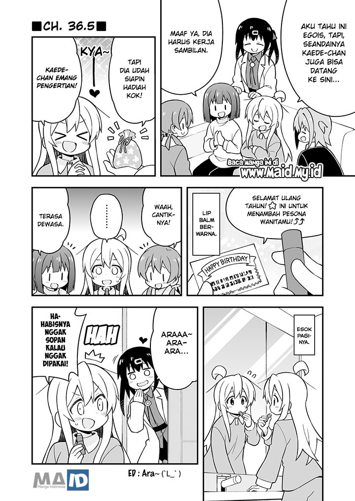 Onii-chan wa Oshimai Chapter 37.5