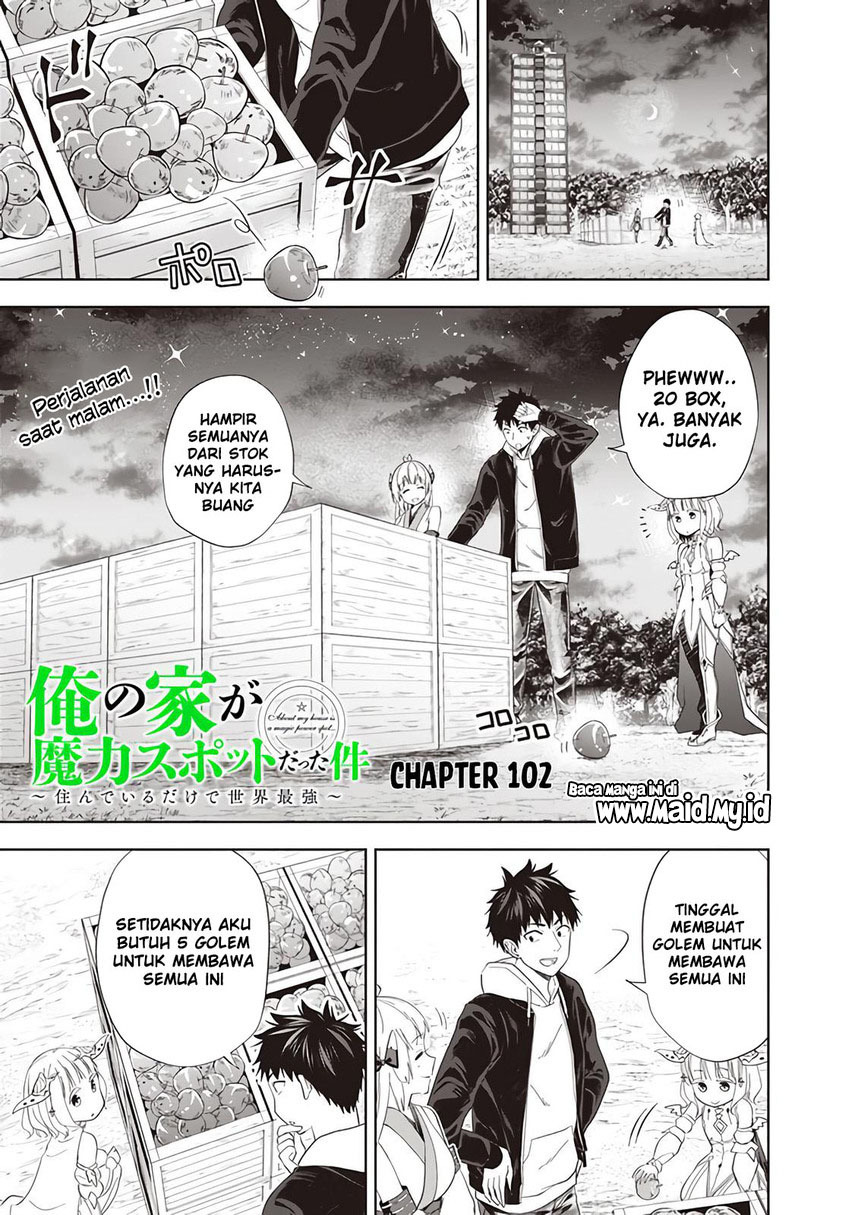 Ore no Ie ga Maryoku Spot datta Ken: Sundeiru dake de Sekai Saikyou Chapter 102