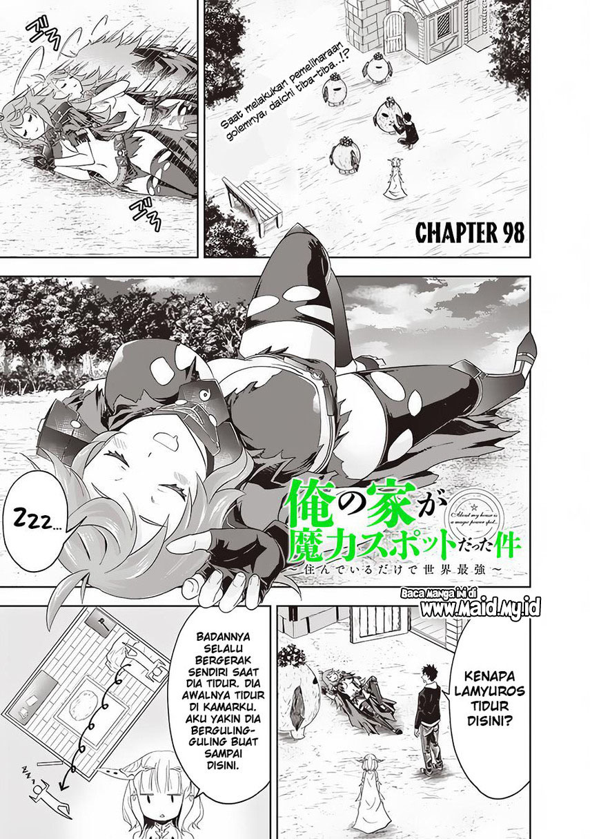 Ore no Ie ga Maryoku Spot datta Ken: Sundeiru dake de Sekai Saikyou Chapter 98