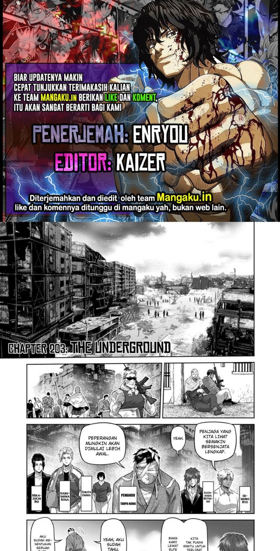 Kengan Omega Chapter 203