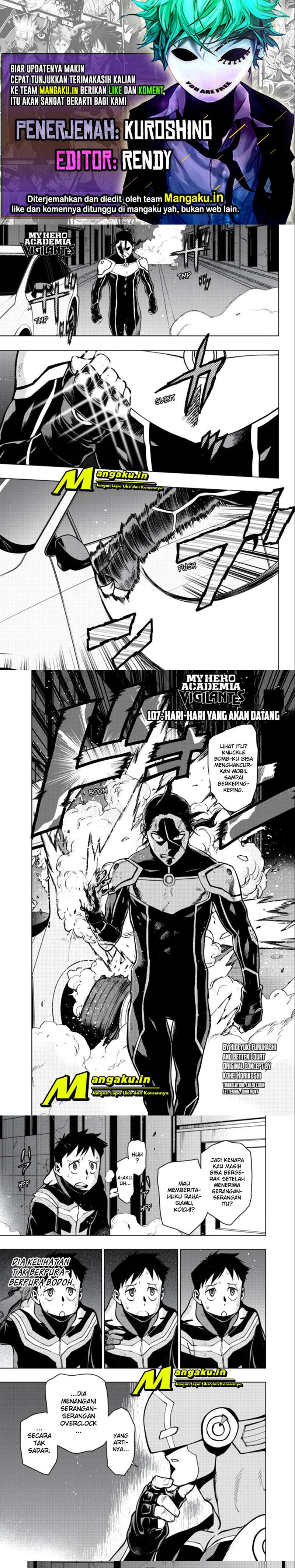 Vigilante: Boku no Hero Academia Illegals Chapter 107