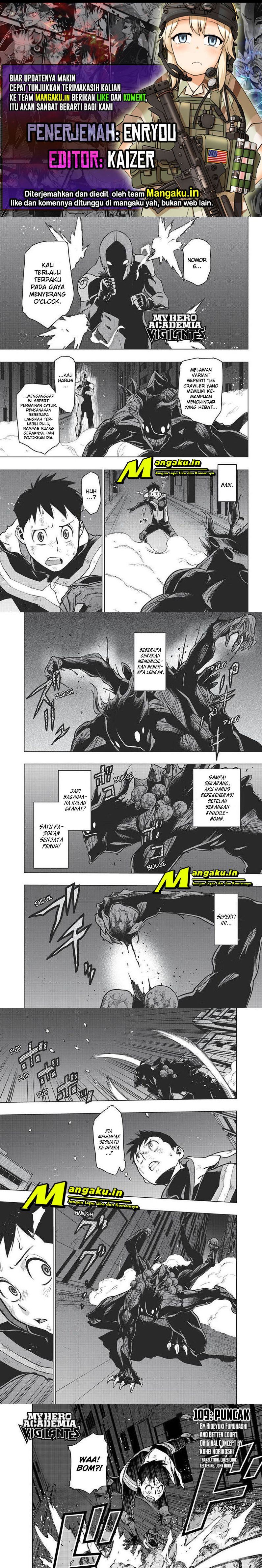 Vigilante: Boku no Hero Academia Illegals Chapter 109