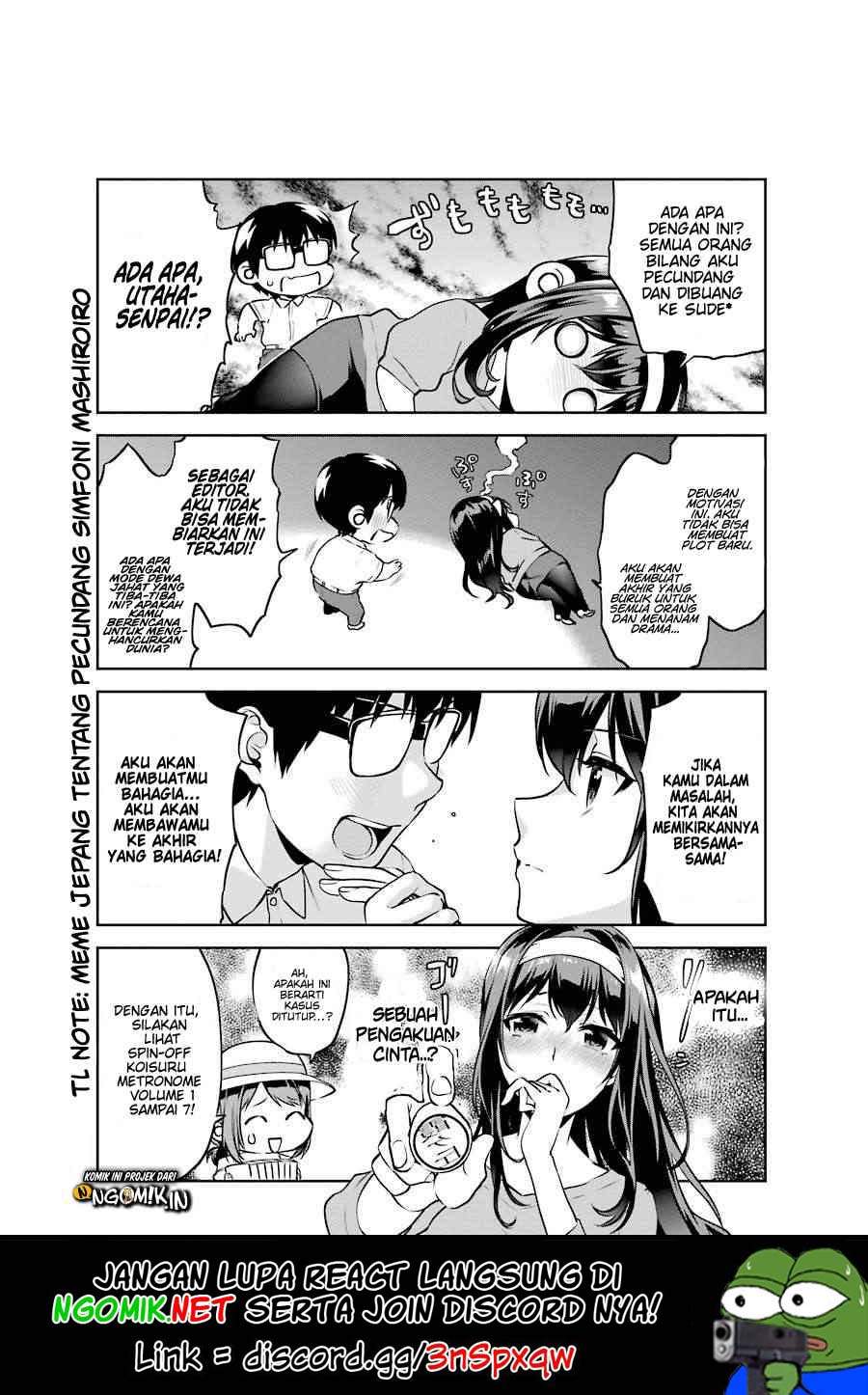 Saenai Kanojo no Sodatekata – Koisuru Metronome Chapter 41.2