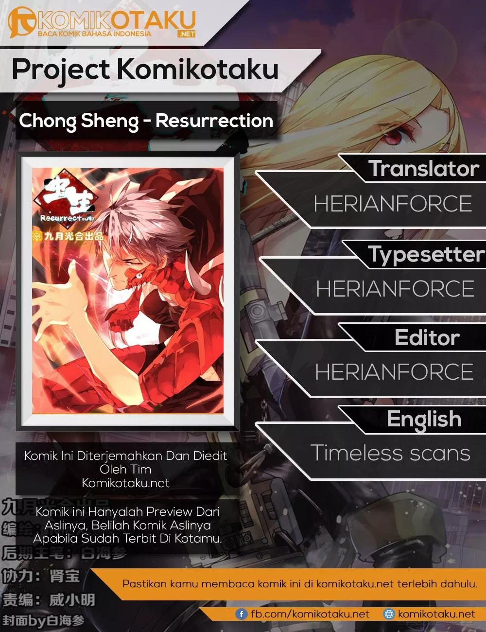 Chong Sheng – Resurrection Chapter 01