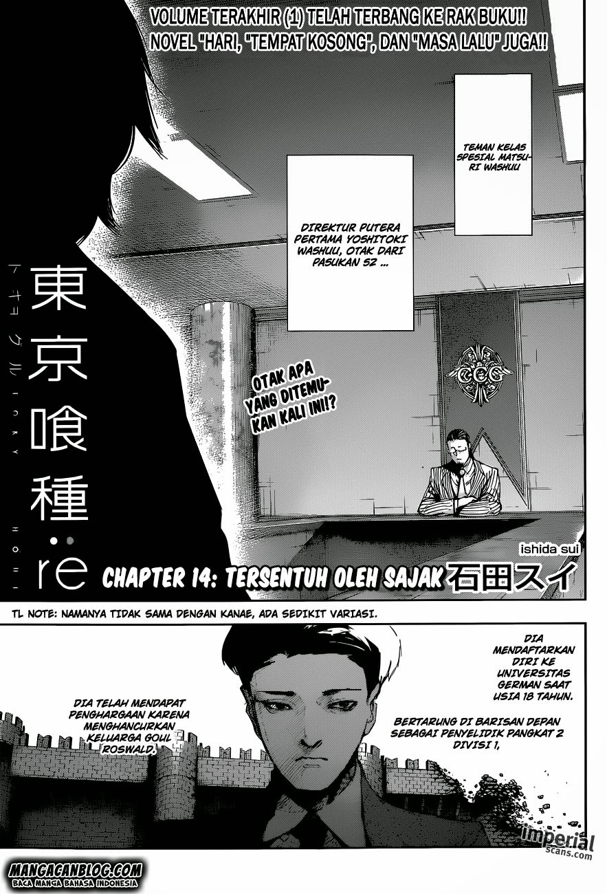 Tokyo Ghoul:re Chapter 14