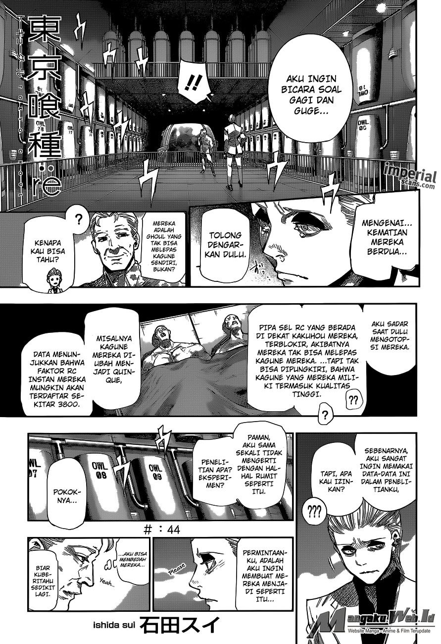 Tokyo Ghoul:re Chapter 44