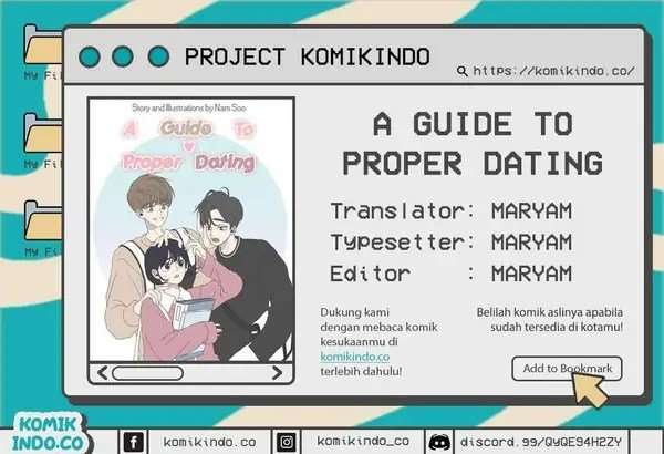 A Guide to Proper Dating Chapter 3