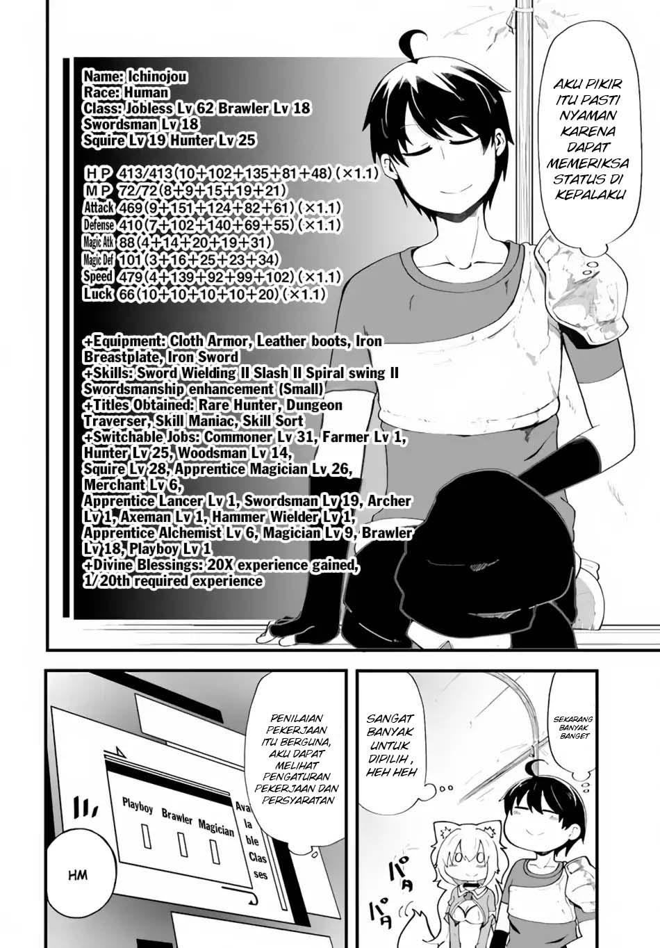 Seichou Cheat de Nandemo Dekiru you ni Natta ga, Mushoku dake wa Yamerarenai you desu Chapter 9