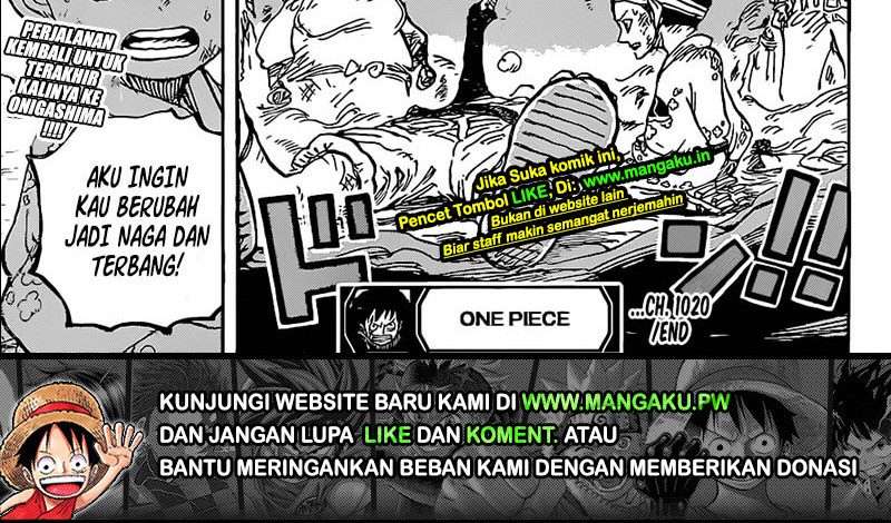 One Piece Chapter 1020