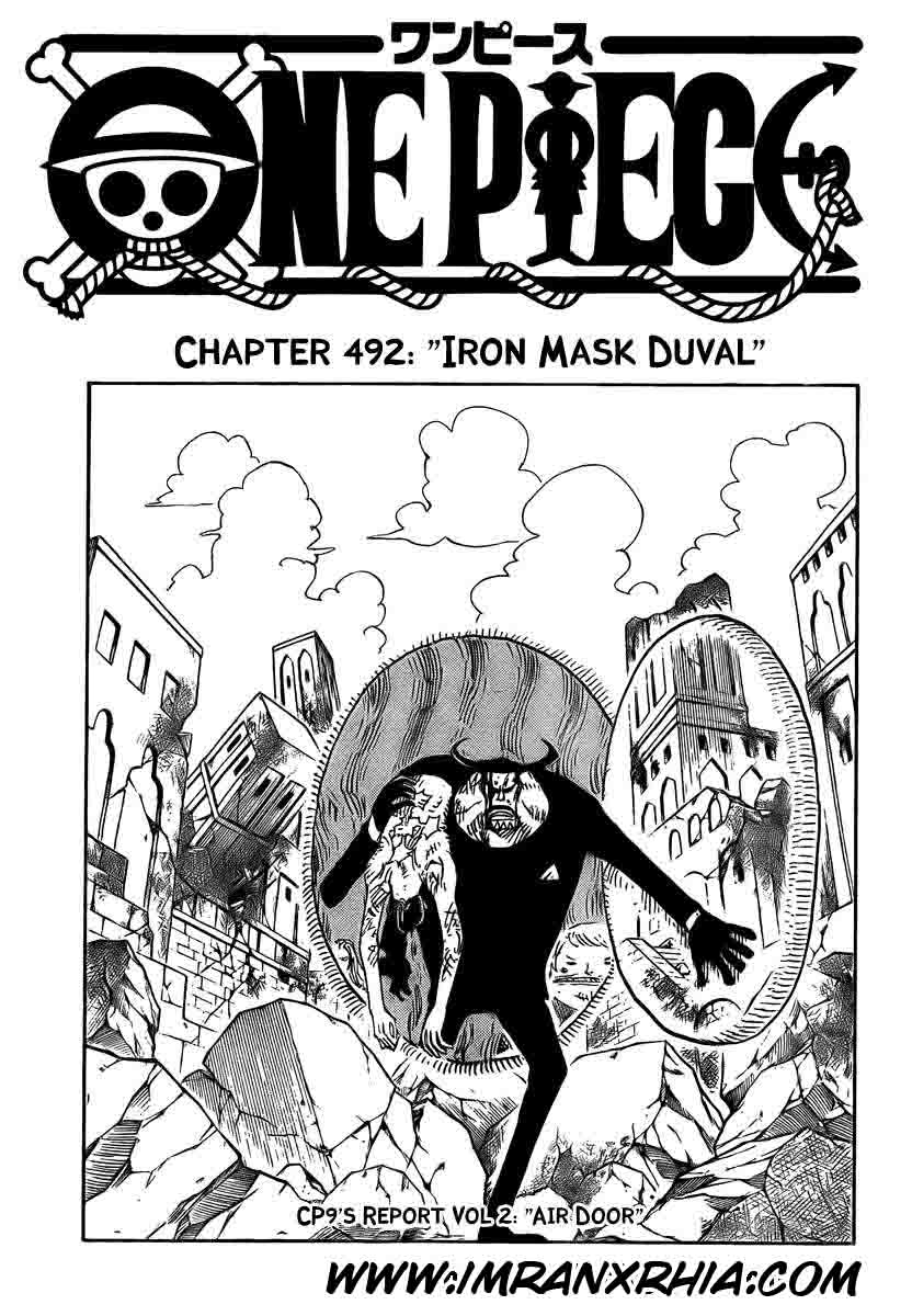 One Piece Chapter 492