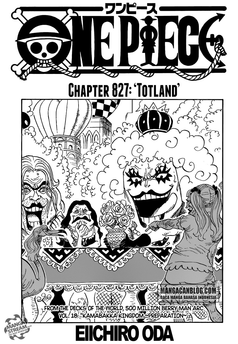 One Piece Chapter 827