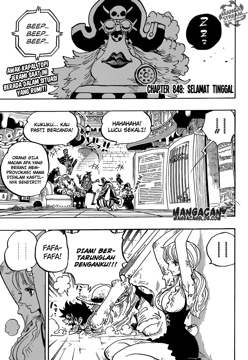 One Piece Chapter 848