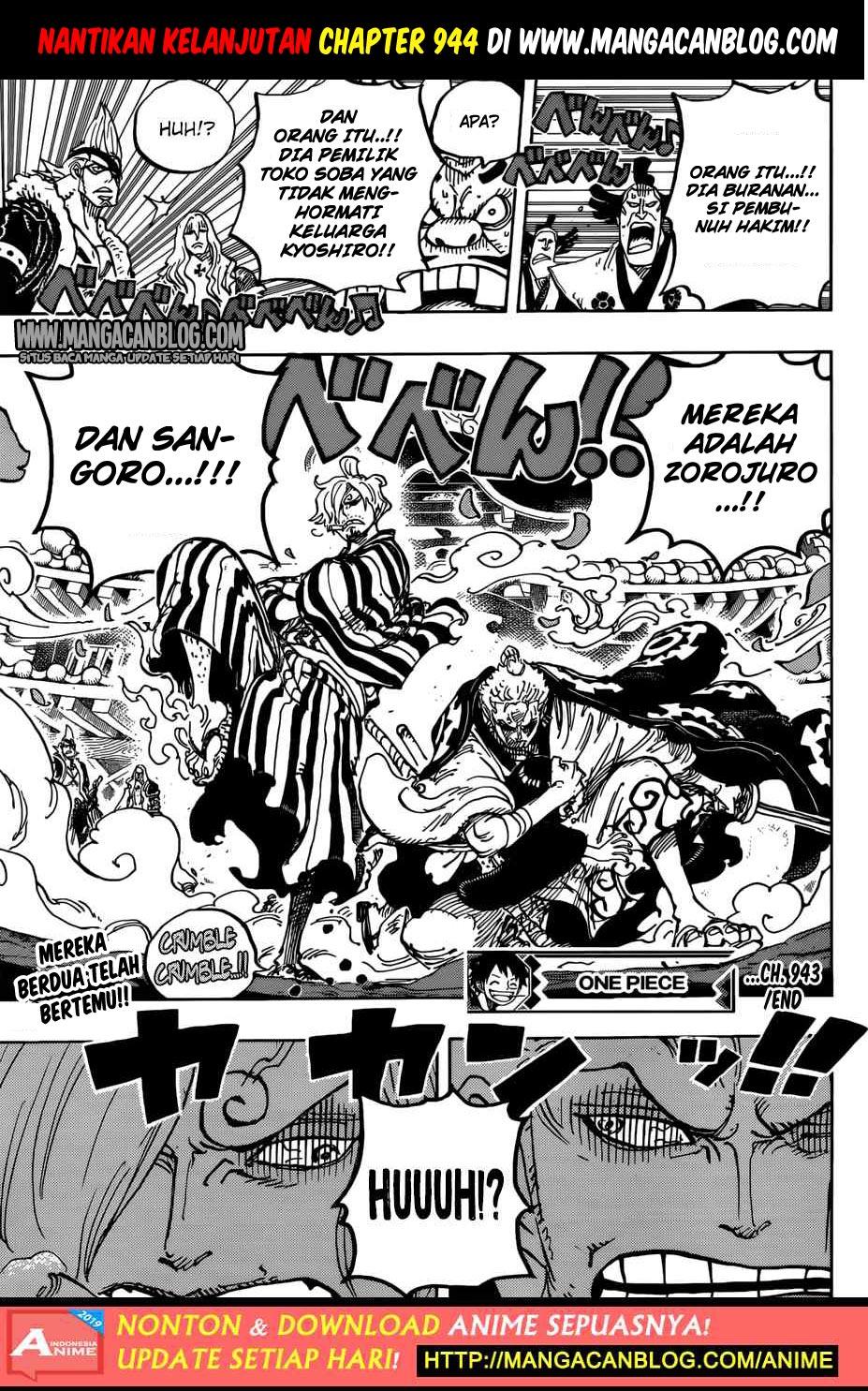 One Piece Chapter 943