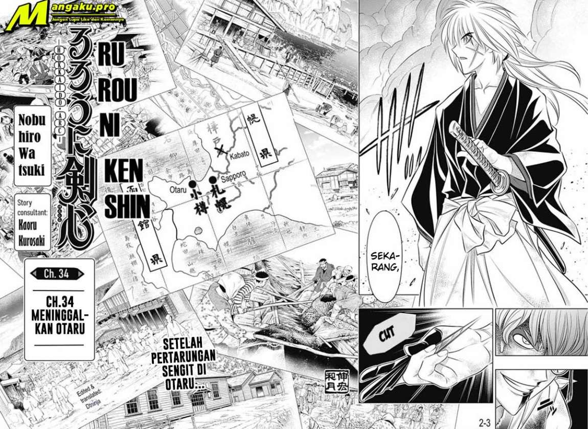 Rurouni Kenshin: Meiji Kenkaku Romantan: Hokkaidou Hen Chapter 34