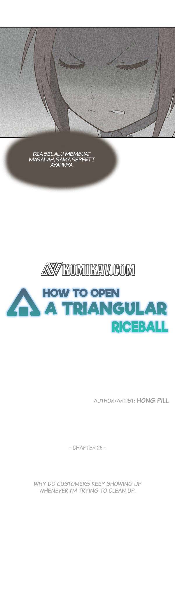 How to Open a Triangular Riceball Chapter 25