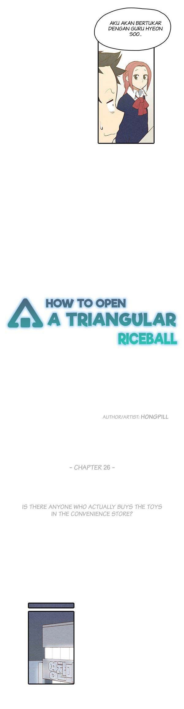 How to Open a Triangular Riceball Chapter 26