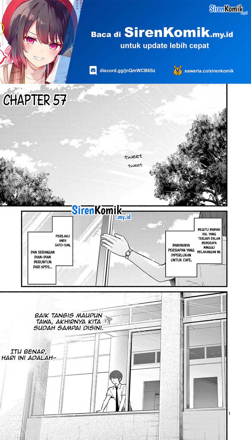 Shiotaiou no Sato-san ga Ore ni dake Amai Chapter 57