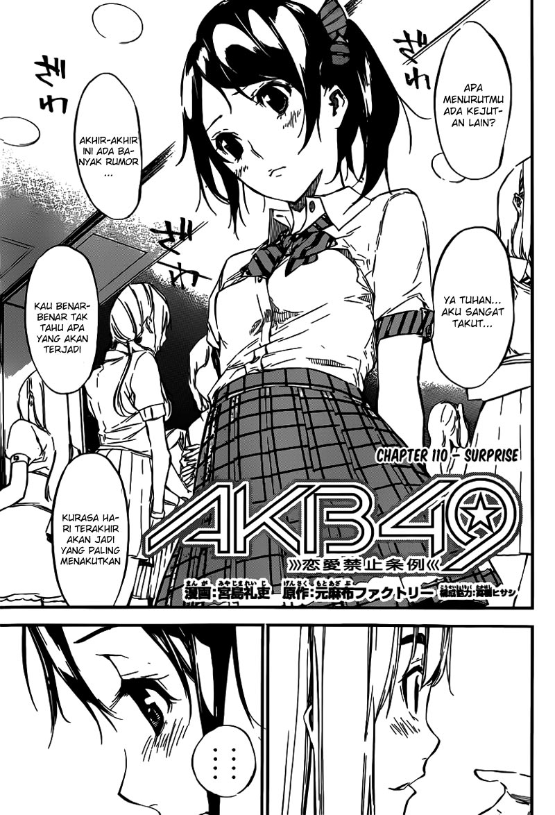 AKB49 – Renai Kinshi Jourei Chapter 110