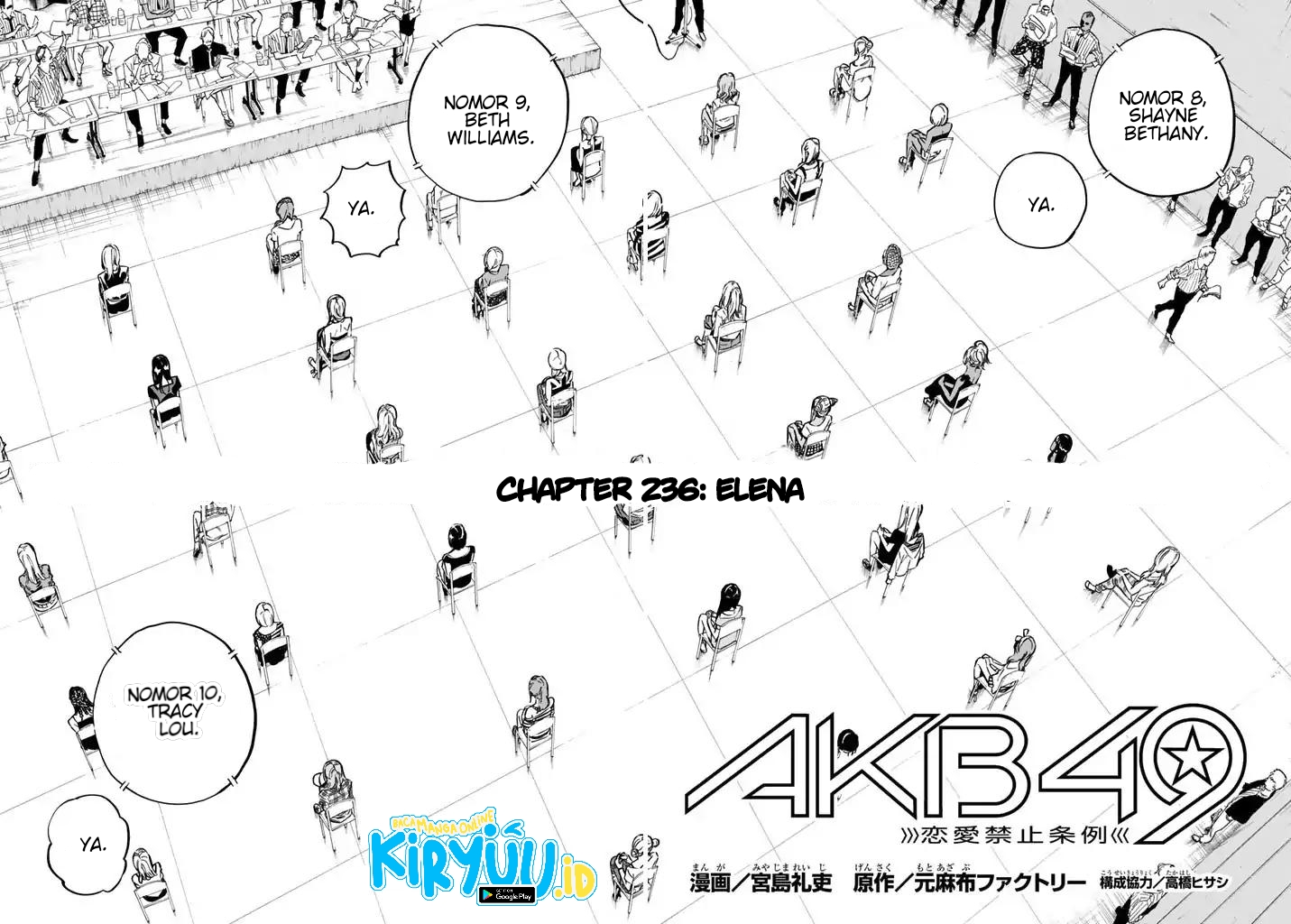 AKB49 – Renai Kinshi Jourei Chapter 236