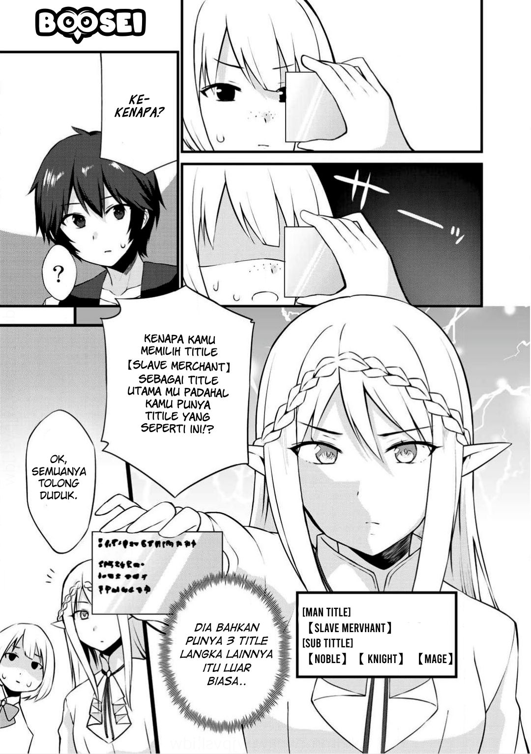 Dorei Shounin shika Sentakushi ga Nai desu yo? Harem? Nani Sore Oishii no? Chapter 2