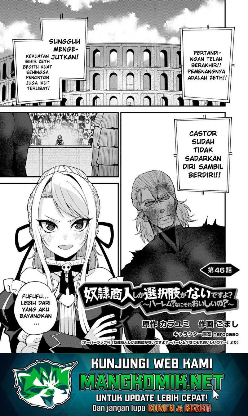 Dorei Shounin shika Sentakushi ga Nai desu yo? Harem? Nani Sore Oishii no? Chapter 46