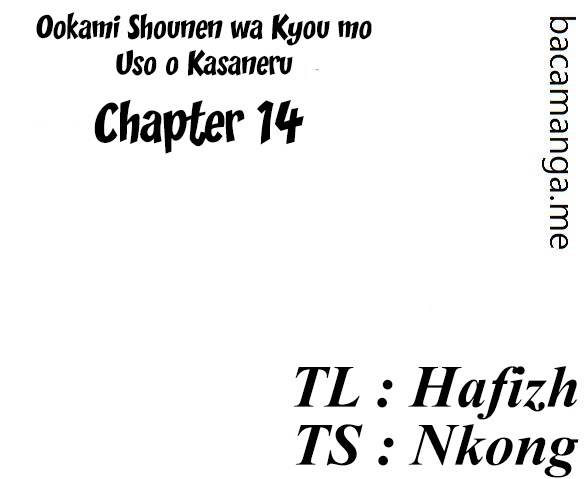 Ookami Shounen wa Kyou mo Uso o Kasaneru Chapter 14