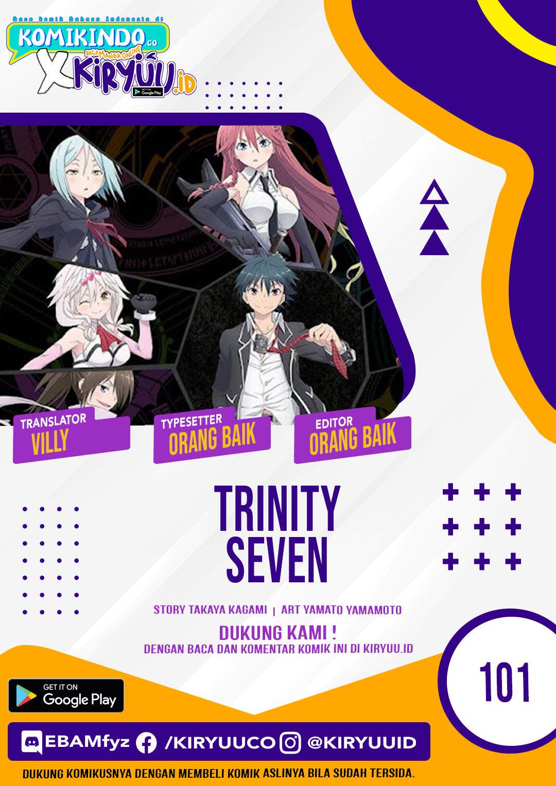 Trinity Seven Chapter 101