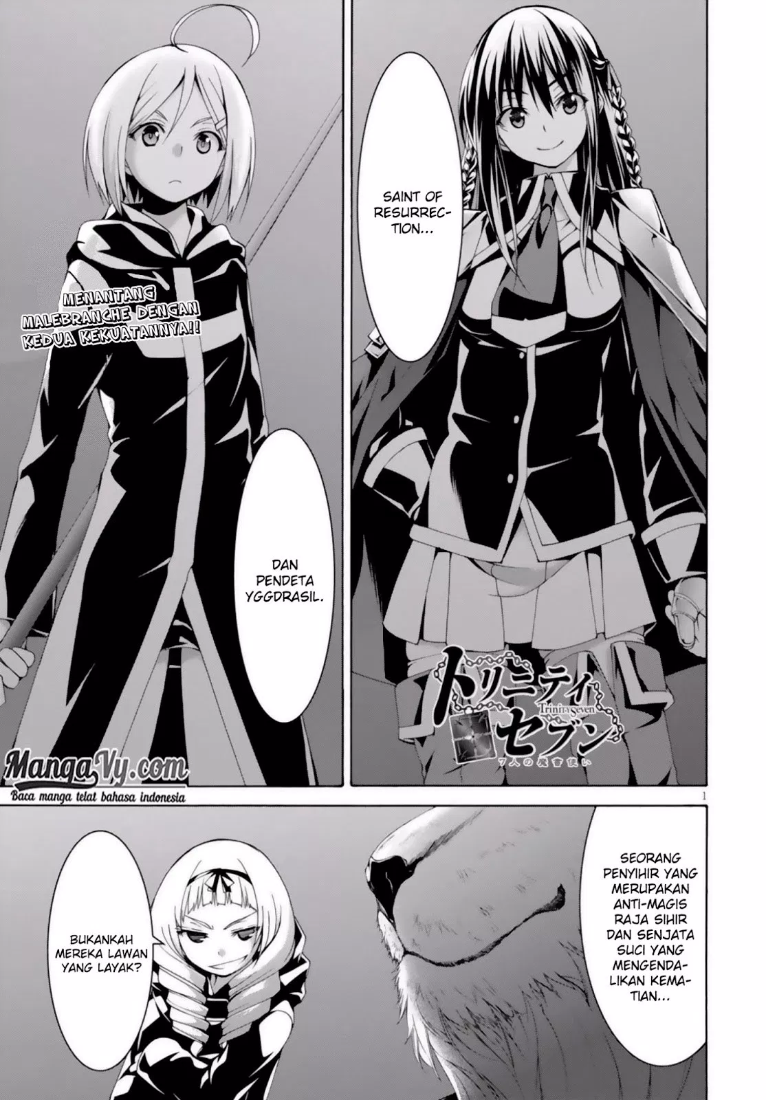 Trinity Seven Chapter 72