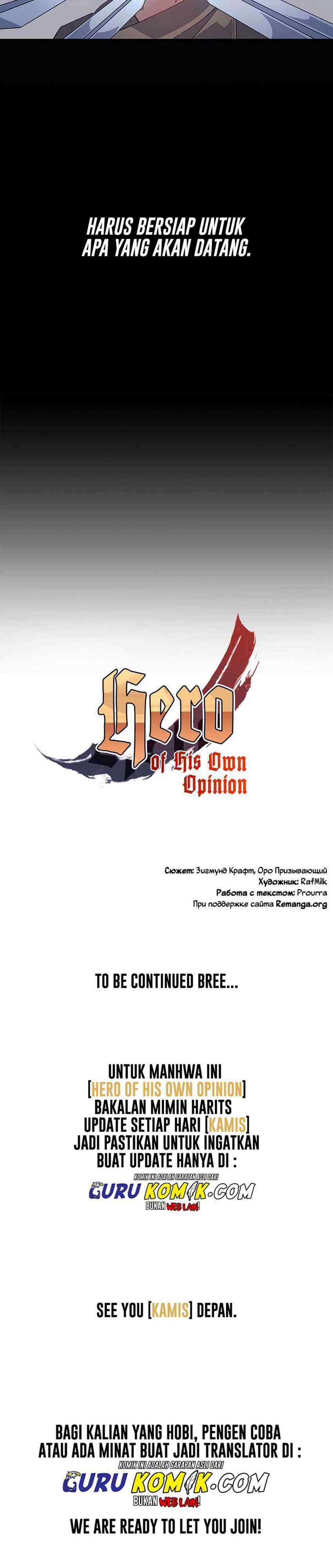 Hero of His Own Opinion Chapter 3