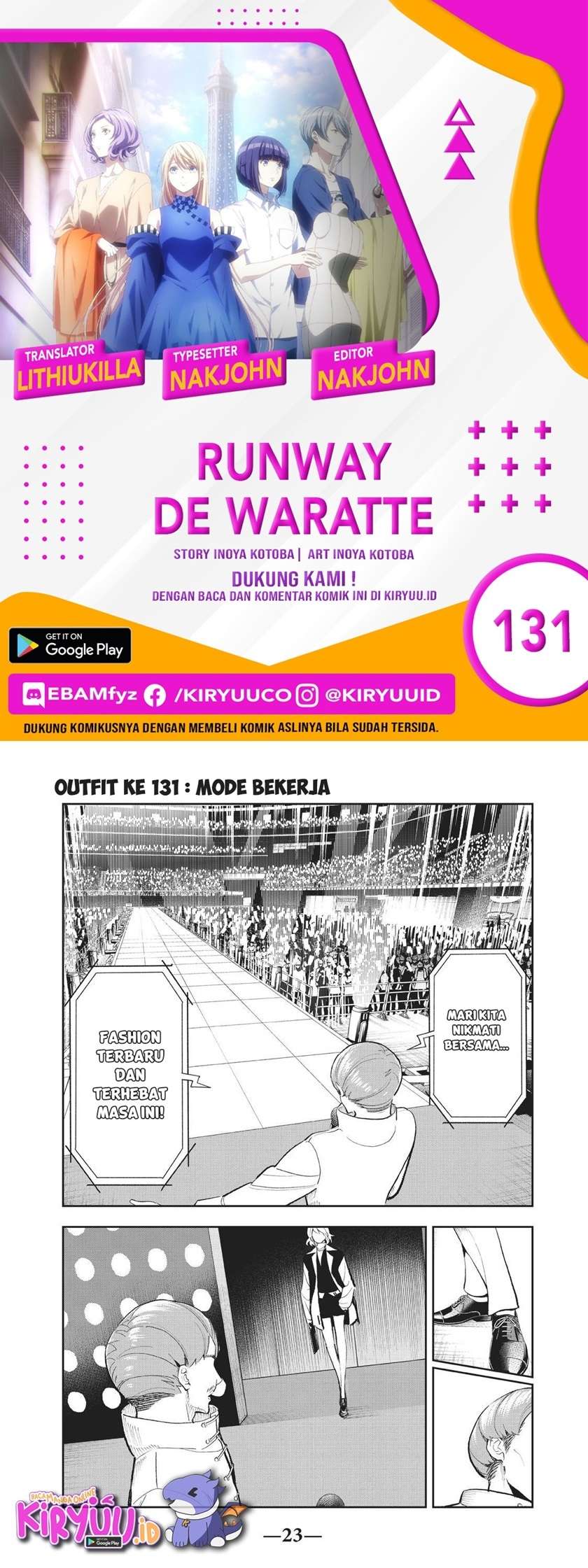 Runway de Waratte Chapter 131
