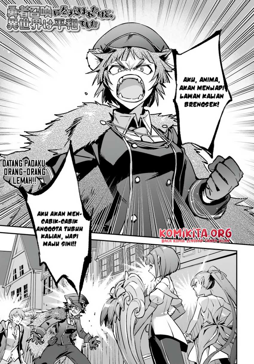 Yuusha Shoukan ni Makikomareta kedo, Isekai wa Heiwa deshita Chapter 36